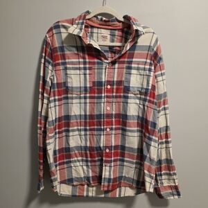 Mossimo Supply Co. Red and Blue Checkered Shirt